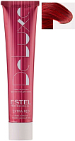 Крем-краска для волос Estel De Luxe Extra Red 77/55 (русый красный интенсивный) - 