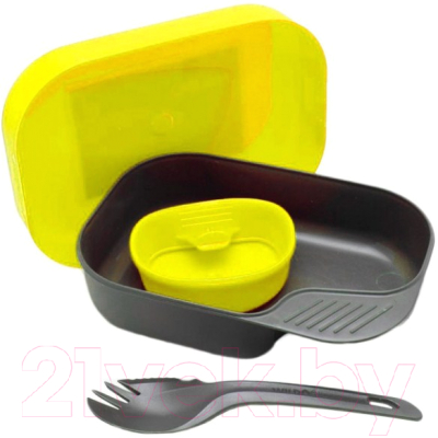 Набор пластиковой посуды Wildo Camp-A-Box Light / W202611 (лимонный)