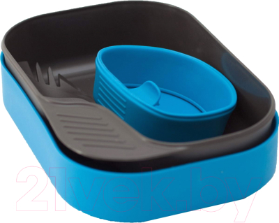 Набор пластиковой посуды Wildo Camp-A-Box Light / W202633 (голубой)
