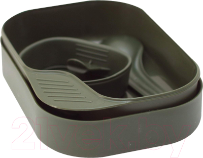 Набор пластиковой посуды Wildo Camp-A-Box Light / W20264 (зеленый)