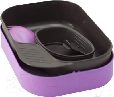 Набор пластиковой посуды Wildo Camp-A-Box Light / W20266 (лиловый)