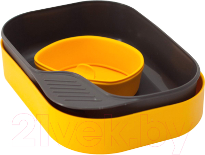 Набор пластиковой посуды Wildo Camp-A-Box Basic / W302612 (лимонный)