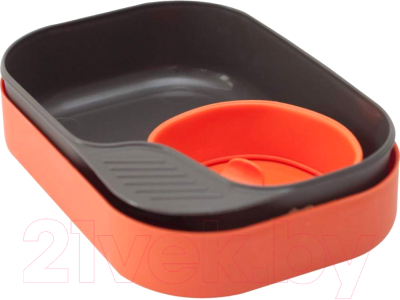 Набор пластиковой посуды Wildo Camp-A-Box Basic / W30262 (оранжевый)