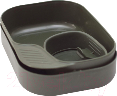 Набор пластиковой посуды Wildo Camp-A-Box Basic / W30264 (зеленый)