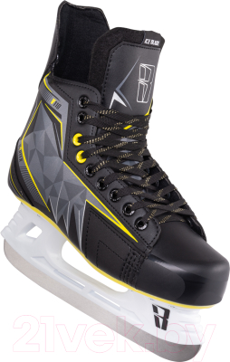 Коньки хоккейные Ice Blade Vortex V110 (р-р 44, желтый)