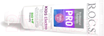 Зубная паста R.O.C.S. Pro Kids Electro от 3+ (45г)