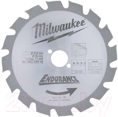 Пильный диск Milwaukee 4932259182