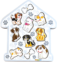 

Развивающая игрушка WoodLand Toys, Магнитная рыбалка. Собачки / 062206