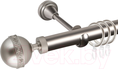 

Карниз для штор АС ФОРОС, Grace D25Г + наконечники Таврика