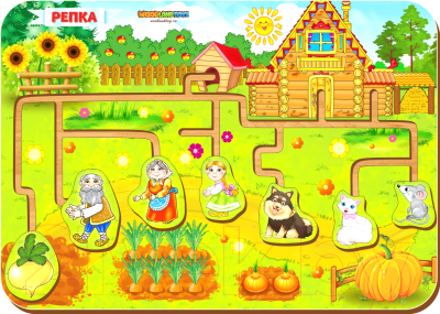 

Развивающая игрушка WoodLand Toys, Сказки. Репка / 114107