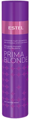 Оттеночный шампунь для волос Estel Prima Blonde серебристый для холодных оттенков блонд (250мл)