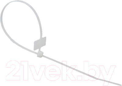 Стяжка для кабеля Rexant 07-0206 (100шт, белый)
