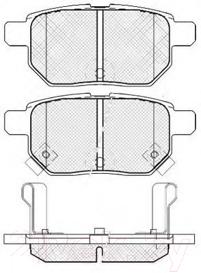 

Тормозные колодки TOYOTA, 0446612150