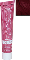 Крем-краска для волос Estel Sense De Luxe Extra Red 66/46 (темно-русый медно-фиолетовый) - 
