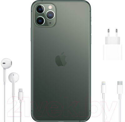 Смартфон Apple iPhone 11 Pro Max 512GB / MWHR2 (темно-зеленый)