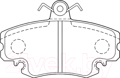 Тормозные колодки Valeo 301002