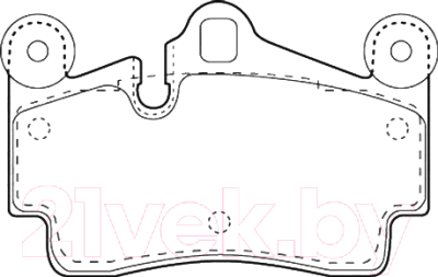 

Тормозные колодки Valeo, 301770