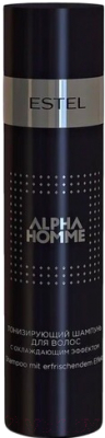 Шампунь для волос Estel Alpha Homme тонизирующий с охлаждающим эффектом (250мл)