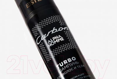 Шампунь для волос Estel Alpha Homme Carbon Turbo для волос и тела (250мл)