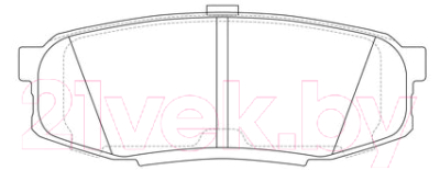 

Тормозные колодки TOYOTA, 044660C010