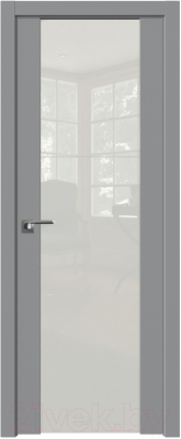 Дверь межкомнатная ProfilDoors Модерн 22U 60x200 (манхэттэн/стекло Lacobel белый лак)