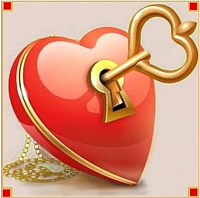 Набор алмазной вышивки Алмазная живопись Ключ от сердца / АЖ-1294 - 
