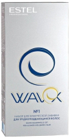Набор для химической завивки Estel Wavex для химической завивки для трудноподдающихся волос №1 - 
