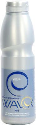 Средство для химической завивки Estel Wavex перманент №1 для трудноподдающихся волос (500мл)