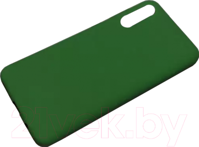 Чехол-накладка Case Rugged для Galaxy A50 (зеленый матовый)