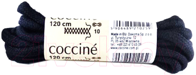 Изображение товара Шнурки для обуви Coccine Band / SZNN/120/CZA/5B (120см, 5B хлопок черный)