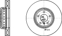 Тормозной диск ATE 24013601152 - 