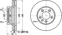 Тормозной диск ATE 24013201171 - 