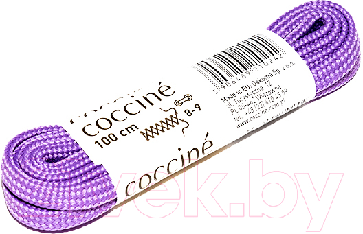 Шнурки для обуви Coccine Poliester Band / SZNP/100/FIO/7P (100см, фиолетовый)