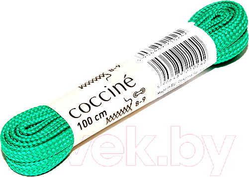 Шнурки для обуви Coccine Poliester Band / SZNP/100/ROZ/7P (100см, зеленый)