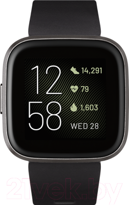 Умные часы Fitbit Versa 2 (NFC) / FB507BKBK (Black/Carbon Aluminum)