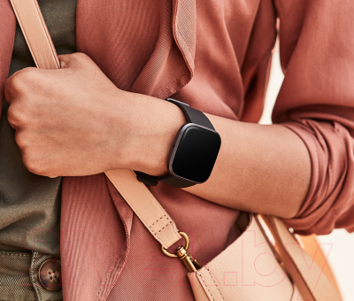 Умные часы Fitbit Versa 2 (NFC) / FB507BKBK (Black/Carbon Aluminum)