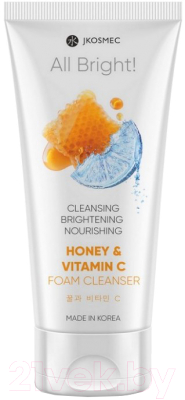 

Пенка для умывания Jkosmec, All Bright Honey and Vitamin C Foam Cleanser