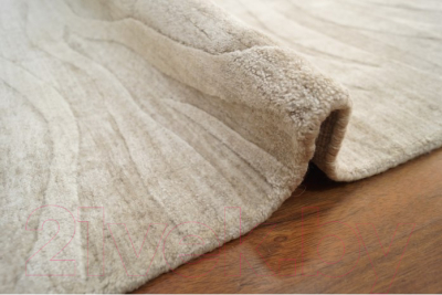 Ковер Adarsh Exports Carving Wool Viscose / HL-300-NATURAL-BEIGE (1.6x2.3)