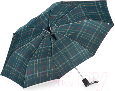 Зонт складной Ame Yoke AV 551СН-6 (зеленый/красный/желтый/клетка)