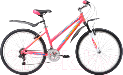 Велосипед STARK Luna 26.1 V 2017 (16, розовый/желтый)