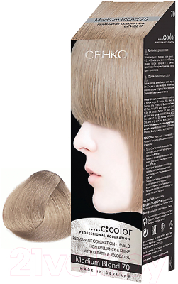 Крем-краска для волос C:EHKO C:Color 70 (натуральный русый)