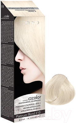 Крем-краска для волос C:EHKO C:Color 110 (платиновый блондин)