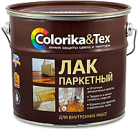 Лак Colorika & Tex Алкидно-уретановый полуматовый для паркета (2.7л) - 