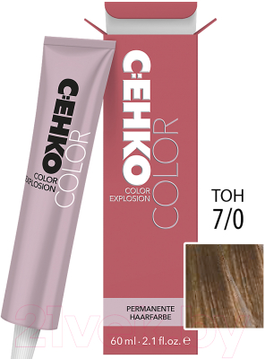 Крем-краска для волос C:EHKO Color Explosion 7/0 (блондин)