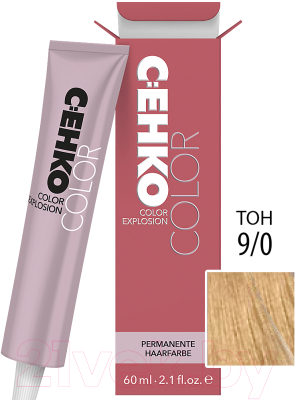 Крем-краска для волос C:EHKO Color Explosion 9/0 (жгугий блондин)