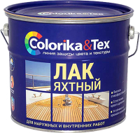 Лак яхтный Colorika & Tex Матовый (2.5кг) - 