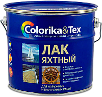 Лак яхтный Colorika & Tex Полуматовый (10л) - 
