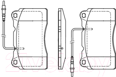 

Тормозные колодки Bosch, 0986424738