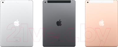 Планшет Apple iPad 10.2 Wi-Fi + Cellular 128GB / MW6E2 (серый космос)
