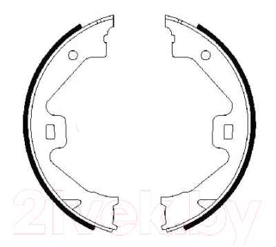 

Тормозные колодки Bosch, 0986487650